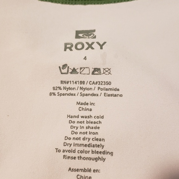 Roxy Short Sleeve Rash Guard - Picture 5 of 6